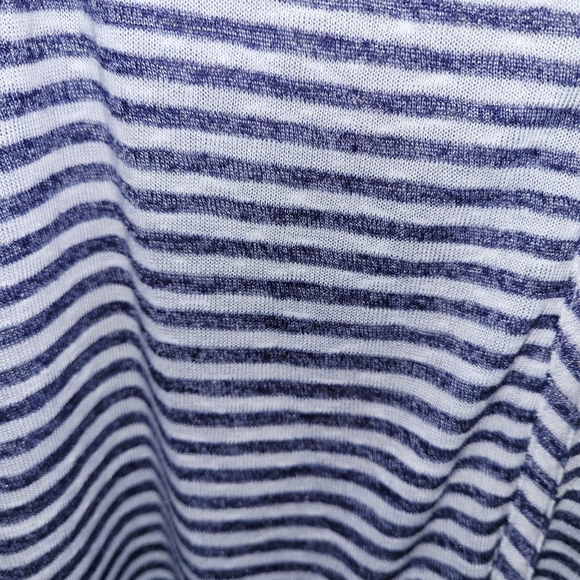 Torrid Blue and White Stripe Tank - Picture 3 of 5